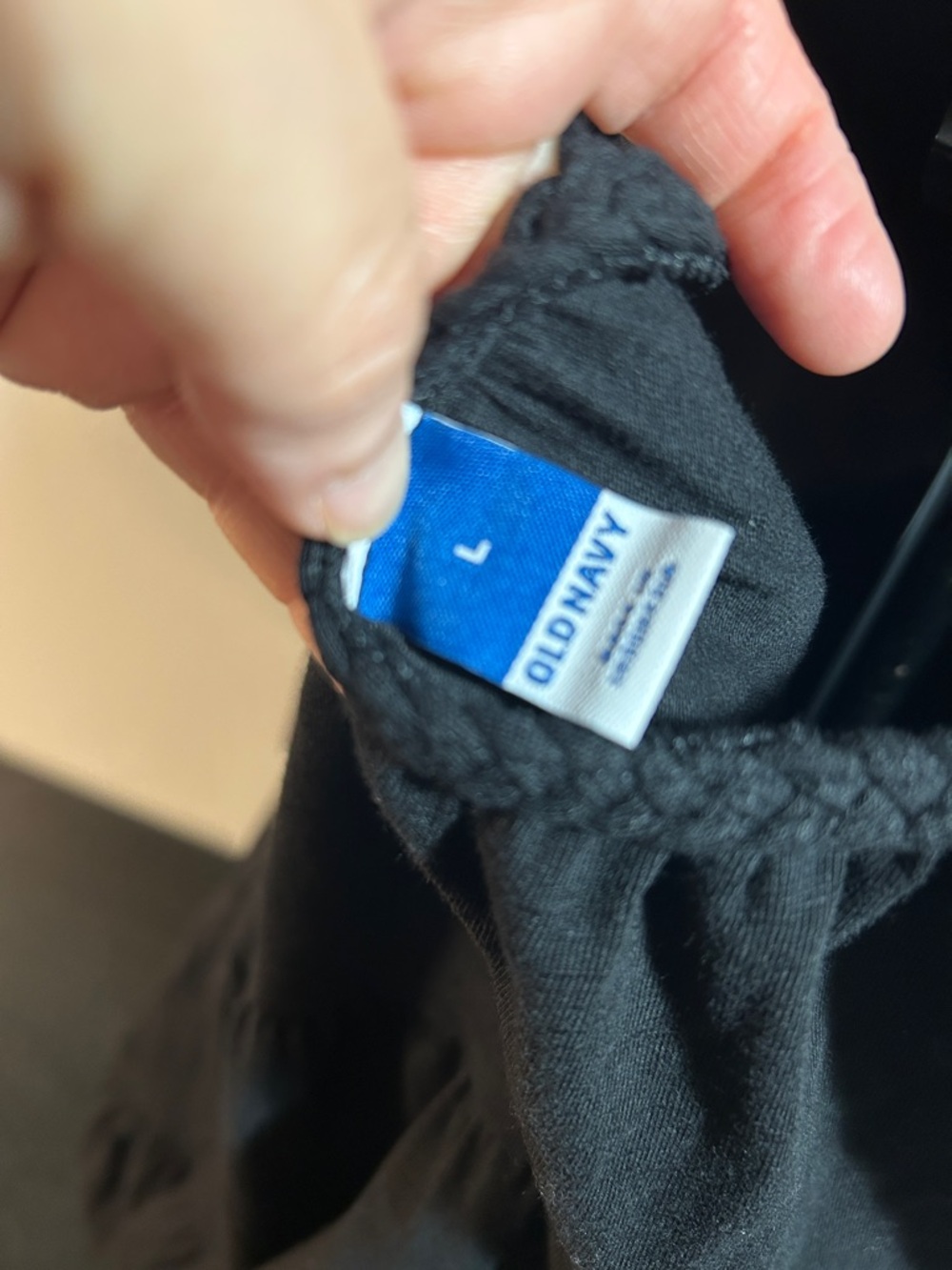 Old Navy Black Tiered Spaghetti-Strap Mini Dress - Picture 4 of 6